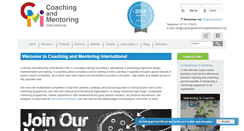 Desktop Screenshot of coachingandmentoringinternational.org
